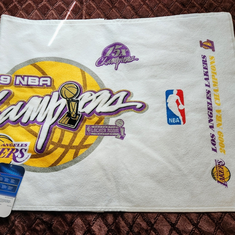 NBA LA Lakers Bench Towel • By : McArthur Towel and Sports •